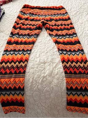 LuLaRoe Halloween Orange Black Women’s Leggings